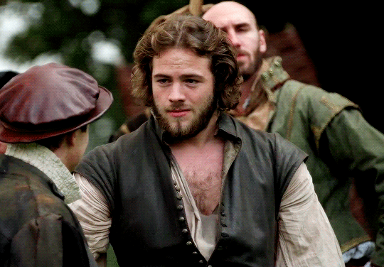 Gifs Historical. Moe Dunford as Richard Leland in The Tudors 4.07