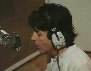 Paul McCartney during Rockestra recording sessions...