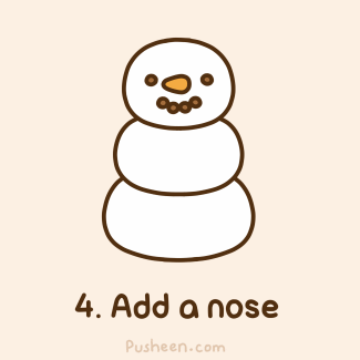 pusheen snowman