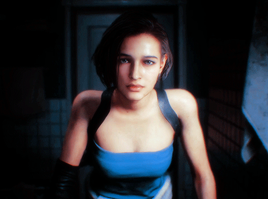 Jill Valentine, cleavage, looking at viewer, women, Resident Evil