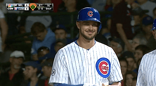 GF Baseball — Kris Bryant leads off the 5th inning with a single