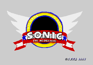 Sonic 1 (1991) logo by goldchild1 on DeviantArt