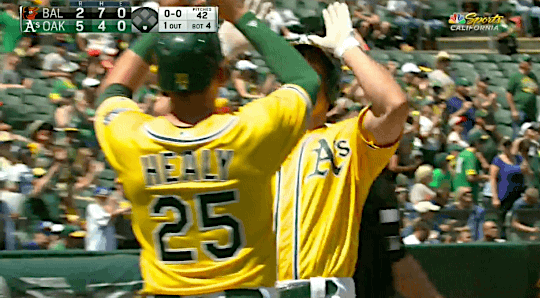 GF Baseball — Matt Chapman hits a 3-run home run - August 13