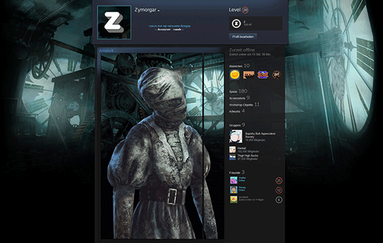 I Wish The Huntress Was My Wife Zymorgar Steam Artwork Design Dbd Nurse