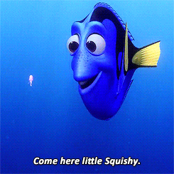 dory and squishy hey little guy