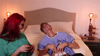 Conor Maynard takes on a childbirth simulator in Joe Sugg's latest   video