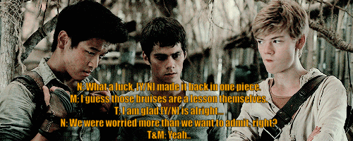 thomas the maze runner quotes