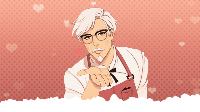 KFCs New Dating Simulator Game Stars a Hot and Single Colonel Sanders   Eater