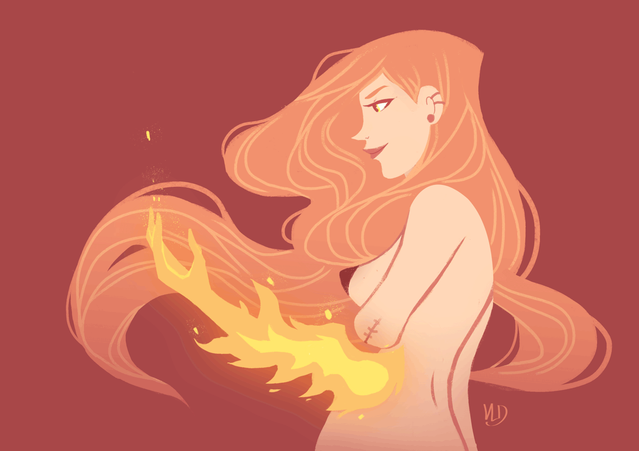 Here is a Fire <b>Witch</b>, I imagined she had lost her arm in an accident but sh...