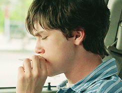 08 16 2014 Young Logan Lerman Smoking Weed