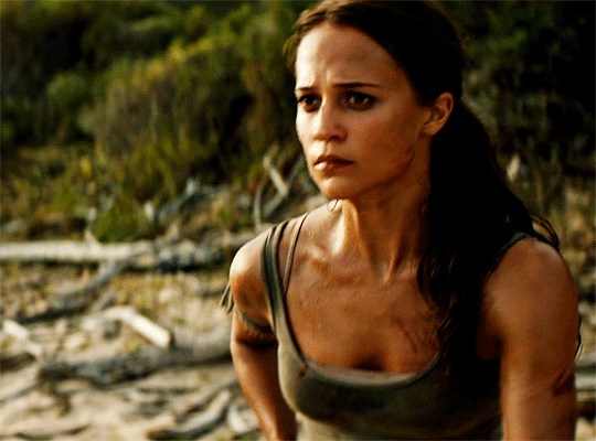 sharonscarter: Alicia Vikander in Tomb Raider... : 🎬 filmgifs 🎞