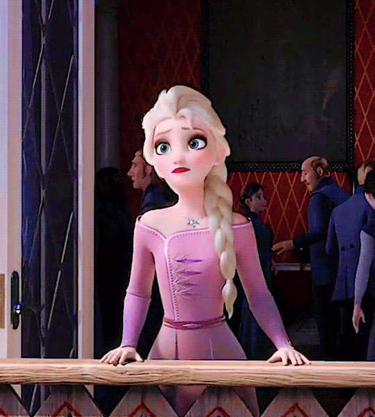 Elsa in clearance pink dress