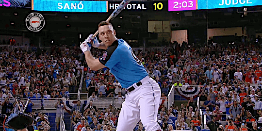 GF Baseball — Aaron Judge wins the 2017 Home Run Derby - July