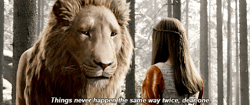 Aslan Things Never Happen The Same Way Twice GIF - Aslan Things