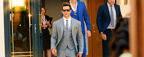 i-heart-indian-movies — hrithikrules: Dheere Dheere: Hrithik + Grey Suit