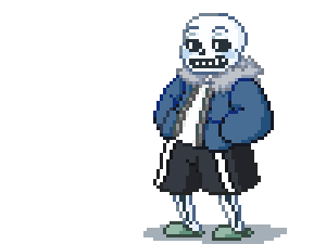 Shrug Png - Sans Pixel Art Gif,Sans Sprite Transparent - free transparent  png images 