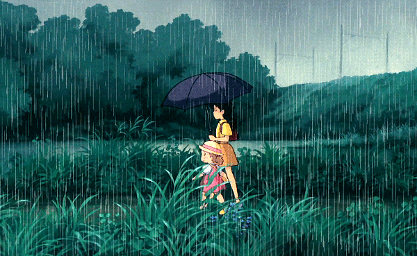 It's that Banksy Prick — My Neighbor Totoro + Rainfall