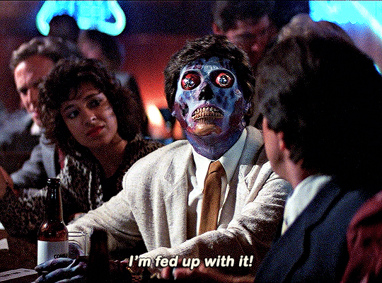 horrorgifs: THEY LIVE (1988) dir. John Carpenter