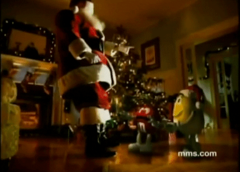 M&M's CHRISTMAS SCENE