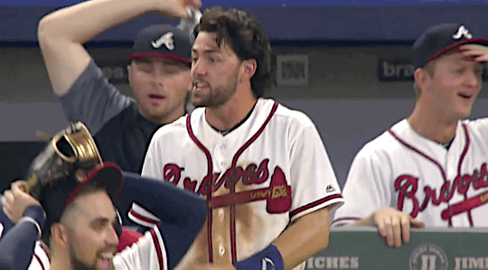 Dansby Swanson - Courtside with my girl