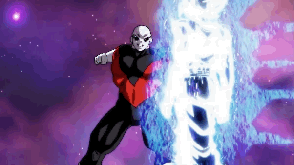 Ultra Instinct Goku VS Jiren gifset from Dragon...