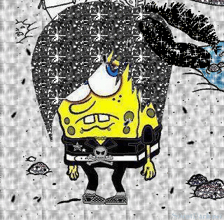 SpongeBob Emo  Emo cartoons, Emo, Blingee emo