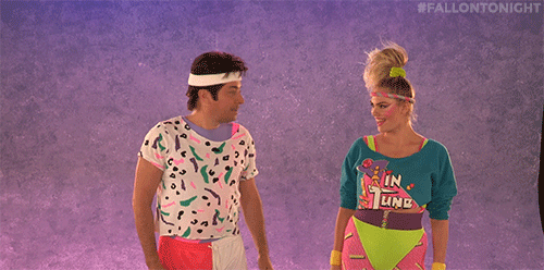 Watch Jimmy Fallon & Kate Upton's Totally Tubular '80s Dance Challenge