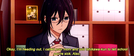 Monster and Slasher Loving House — anime: horimiya like/reblog if  saved/using ˆ꒳ˆ