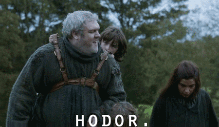 Deal With It (Hodor, Game of Thrones) #ReactionGifs