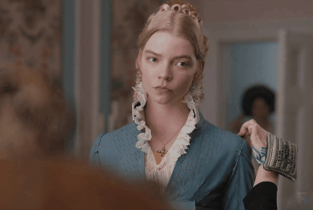 Anya Taylor-Joy as Emma Woodhouse in Emma. (2020) dir. Autumn de Wilde.