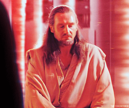 I Have a Bad Feeling About This — thetorontokid: QUI-GON JINN in THE PHANTOM MENACE