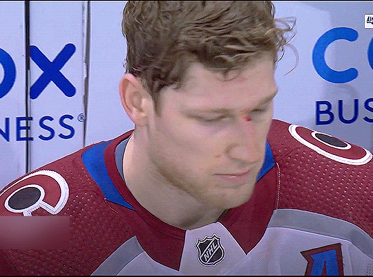 The Only Way Out is Through — Nathan MacKinnon Imagine: striped heart