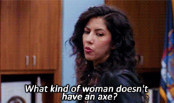 BROOKLYN NINE NINE GIFS ideaofher Fear is a powerful aphrodisiac