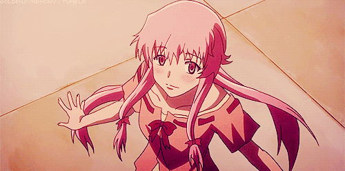 Even in death, I'll keep chasing after you. (Yuno Gasai / Mirai