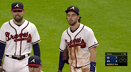 Dansby Swanson - Courtside with my girl