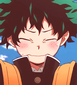 Multifandom Writing Blog — Izuku having a crush on you would include...