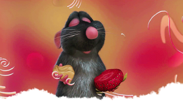 Shapeless Love Ratatouille GIF Headers For Mobile Size 640x360 