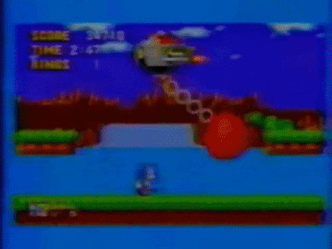 Sonic The Hedgeblog — In early 'Sonic 1′ screenshots the Green Hill Zone