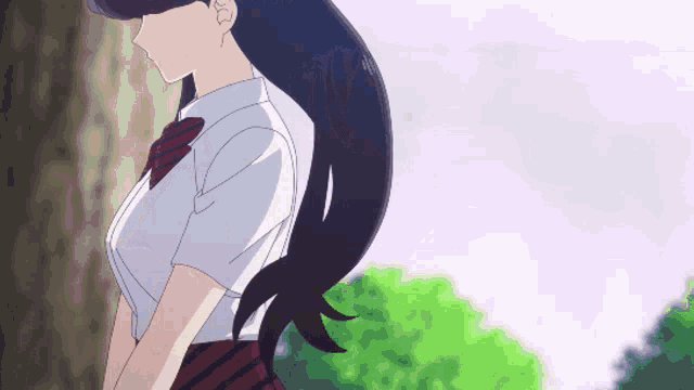 She gives hugs too., Komi Can't Communicate