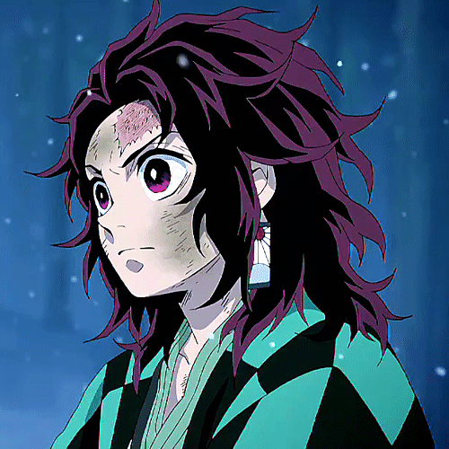 Long hair Tanjiro by machete777 on DeviantArt