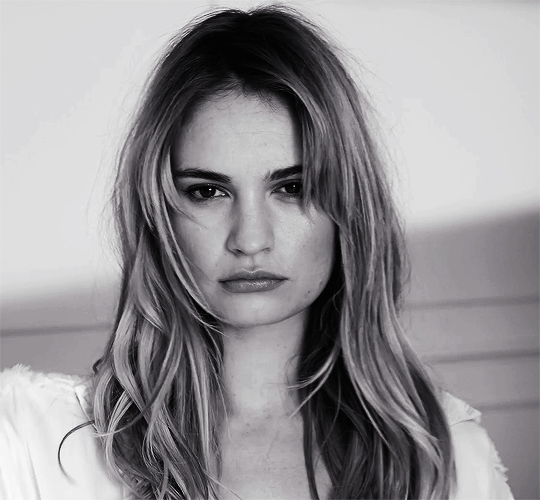 Lily James Source