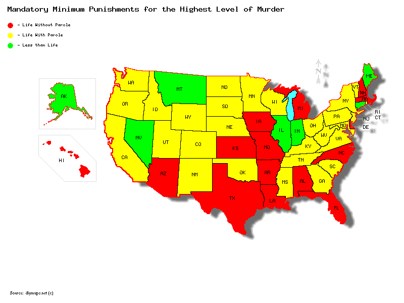 Mandatory minimum sentences for the highest form... Maps on the Web