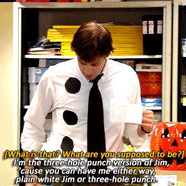 I'm three hole punch version of Jim. Because you can have me