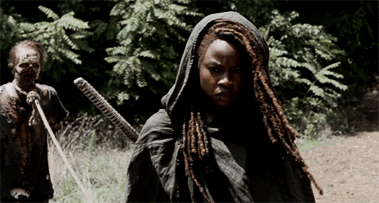 MICHONNE’S FIRST AND LAST APPEARANCE HELPING... : The Walking Dead