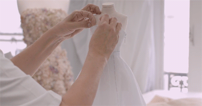 Le Petit Théâtre Dior - Making of Miss Dior dress 