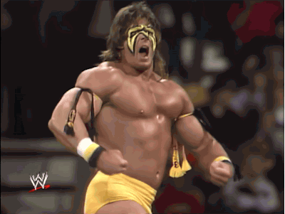 GIFs Of The 80s — WWF - Ultimate Warrior's Debut - Oct 25, 1987