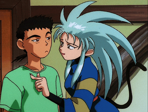 Personally I've always felt like Ryoko's infatuation for Tenchi came off as  predatory. Like a teacher offering her male students 