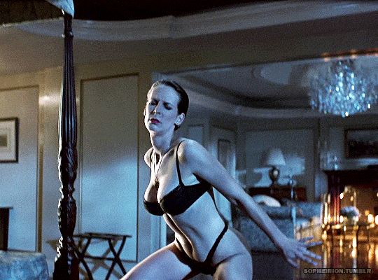 why was there a watermelon there? — Jamie Lee Curtis in TRUE LIES (1994)  dir. James...