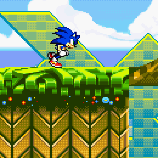 The Leaf Forest Zone - Sonic Advance backgrounds