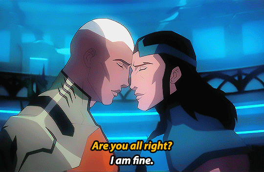 why are we like this? — KALDUR'AHM and WYYNDE in Young Justice: Phantoms